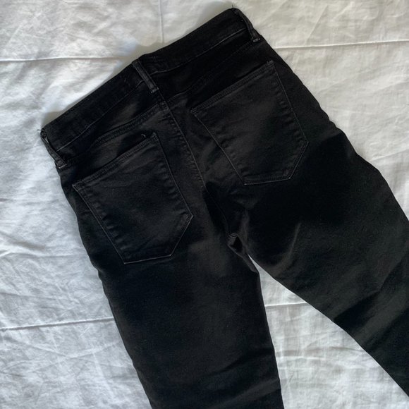 GAP true skinny ankle jean in black, ripped, 27 - Picture 3 of 3